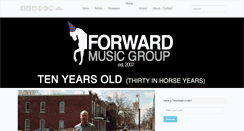 Desktop Screenshot of forwardmusicgroup.com